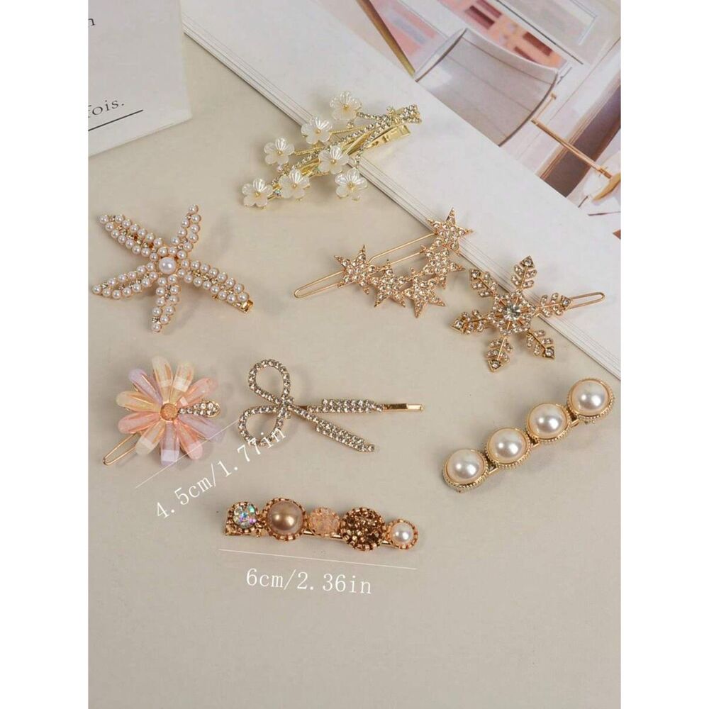 10pcs Cute, Stylish, Chic, Statement Hair Clip, Hair Accessories, Barrettes